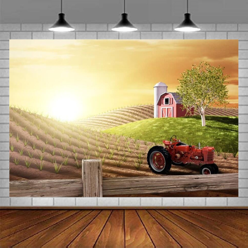 Agriculture Farming Background - Latar Belakang Fotografi Pertanian Sibuk di