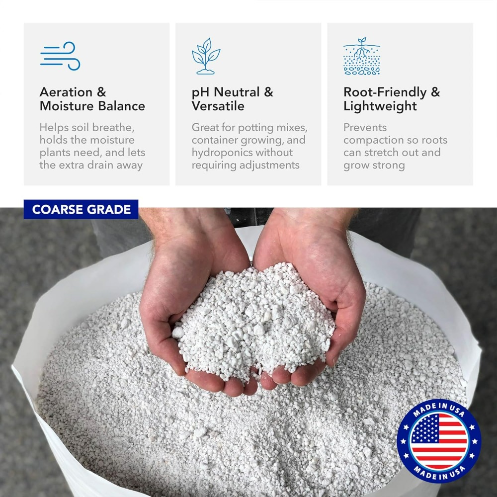 Supreme Perlite Coarse Horticu - Horticulture Soil Perlite ulasan dan harga