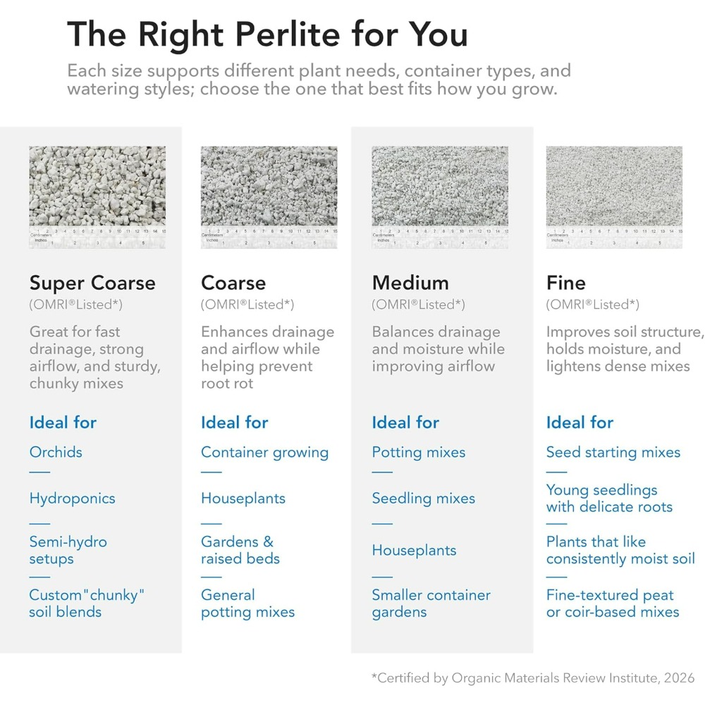 Supreme Perlite Coarse Horticu - Horticulture Soil Perlite ulasan dan harga